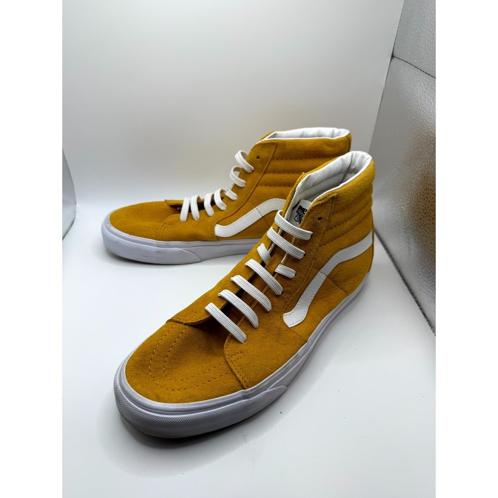 Vans Pig Suede Sk8-Hi VN0A4BV6V77 Mens 10 Sneaker Mango Mojito Skateboard Shoes